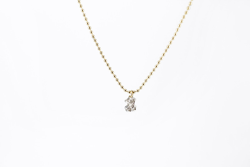 Cadena de oro combinado de 18k. de segunda mano. Joyería de ocasión | ROYALHYSTERIA