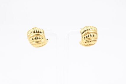 Pendiente de oro de 18k. de segunda mano. Joyería de ocasión | ROYALHYSTERIA