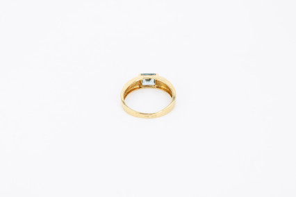 Solitario de oro de 18k. de segunda mano. Joyería de ocasión | ROYALHYSTERIA