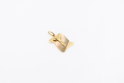 Colgante de oro de 18k. de segunda mano. Joyería de ocasión | ROYALHYSTERIA