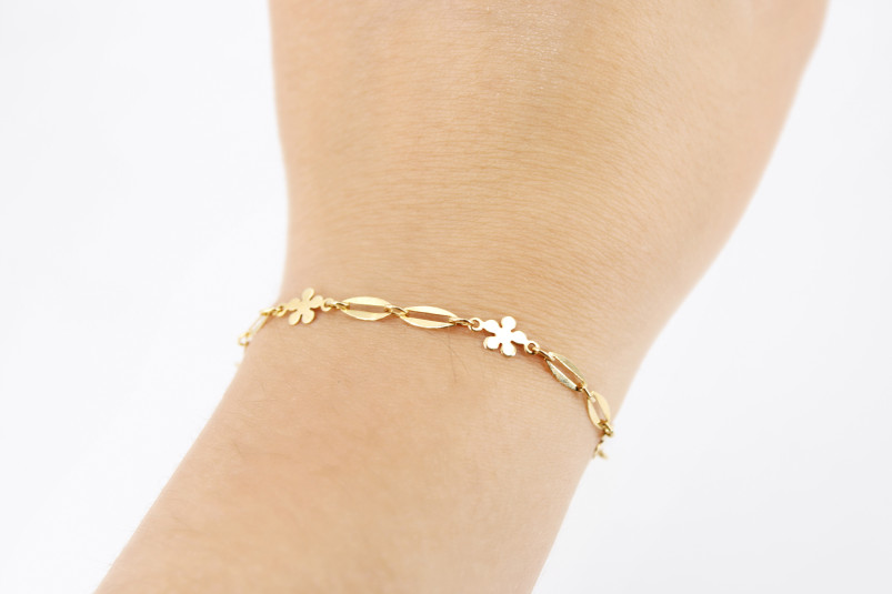 Pulsera de oro de 18k. de segunda mano. Joyería de ocasión | ROYALHYSTERIA