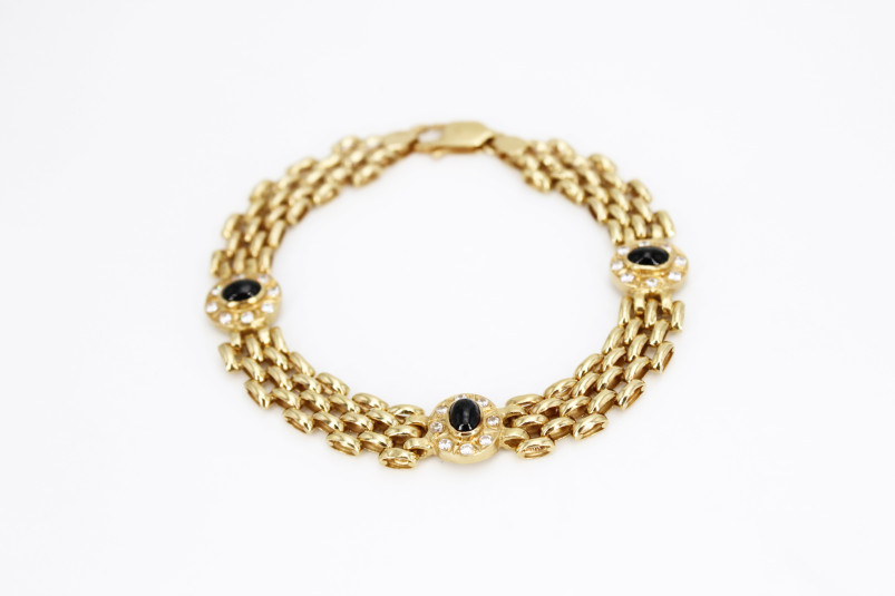 Pulsera de oro de 18k. de segunda mano. Joyería de ocasión | ROYALHYSTERIA