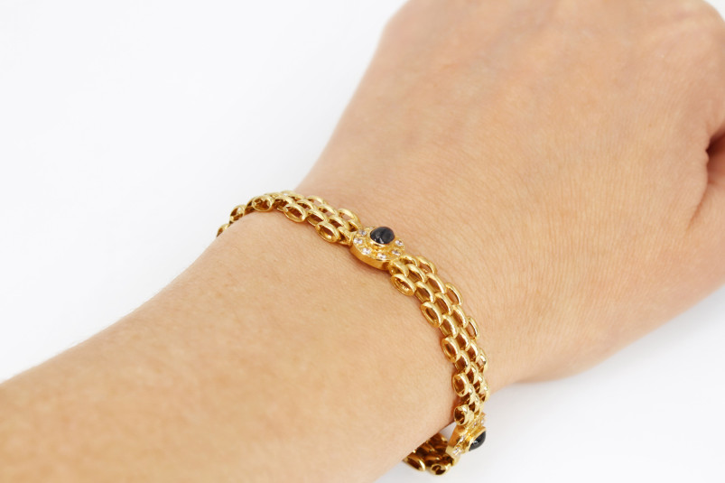 Pulsera de oro de 18k. de segunda mano. Joyería de ocasión | ROYALHYSTERIA