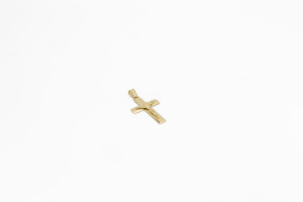Cruz de oro de 18k. de segunda mano. Joyería de ocasión | ROYALHYSTERIA