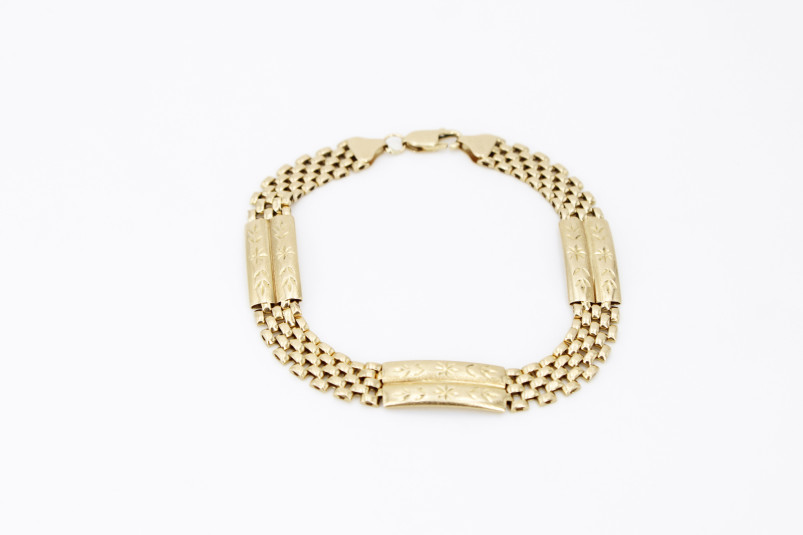 Pulsera de oro de 18k. de segunda mano. Joyería de ocasión | ROYALHYSTERIA