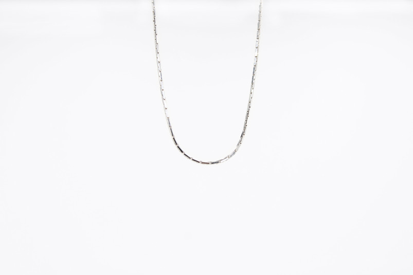 Cadena de oro blanco de 18k. de segunda mano. Joyería de ocasión | ROYALHYSTERIA