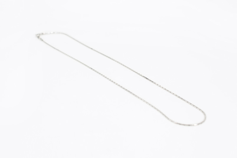 Cadena de oro blanco de 18k. de segunda mano. Joyería de ocasión | ROYALHYSTERIA