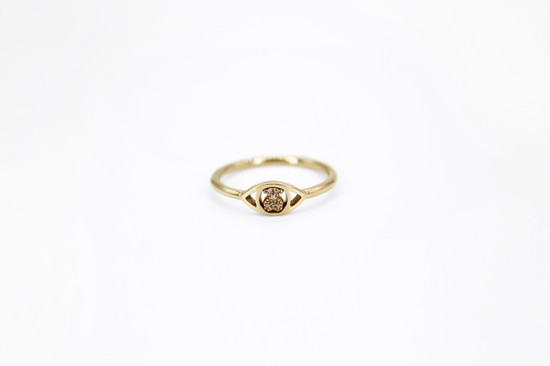 Anillo de oro de 18k. de segunda mano. Joyería de ocasión | ROYALHYSTERIA