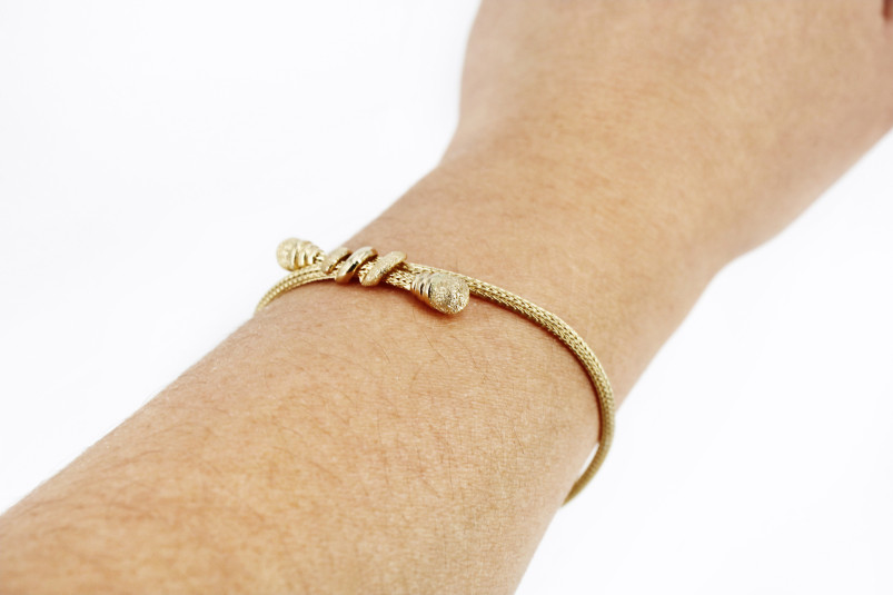 Pulsera de oro de 18k. de segunda mano. Joyería de ocasión | ROYALHYSTERIA