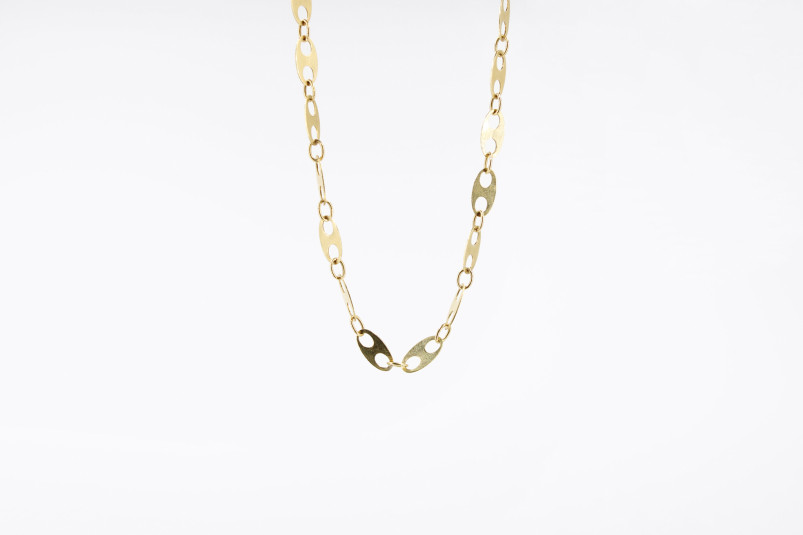 Gargantilla de oro de 18k. de segunda mano. Joyería de ocasión | ROYALHYSTERIA