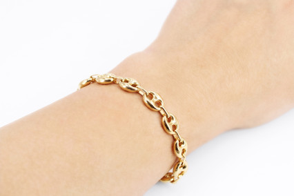 Pulsera de oro de 18k. de segunda mano. Joyería de ocasión | ROYALHYSTERIA