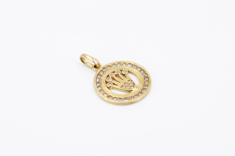 Colgante de oro de 18k. de segunda mano. Joyería de ocasión | ROYALHYSTERIA