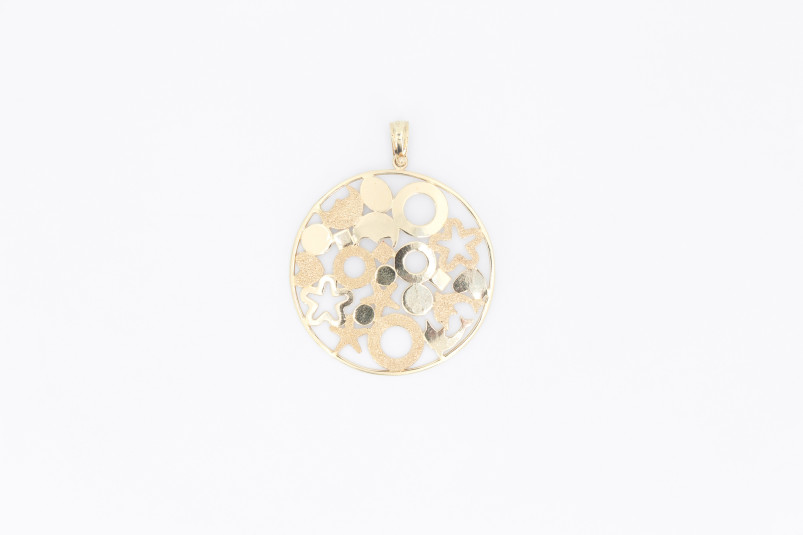 Colgante de oro de 18k. de segunda mano. Joyería de ocasión | ROYALHYSTERIA