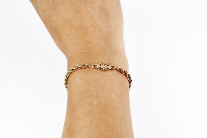 Pulsera de oro de 18k. de segunda mano. Joyería de ocasión | ROYALHYSTERIA