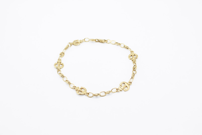 Pulsera de oro de 18k. de segunda mano. Joyería de ocasión | ROYALHYSTERIA