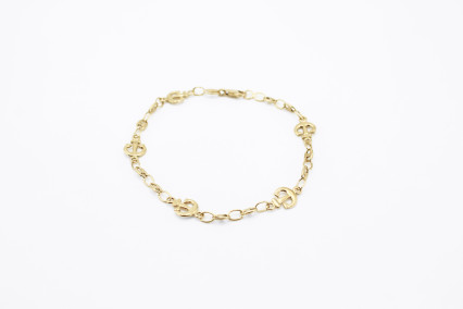 Pulsera de oro de 18k. de segunda mano. Joyería de ocasión | ROYALHYSTERIA
