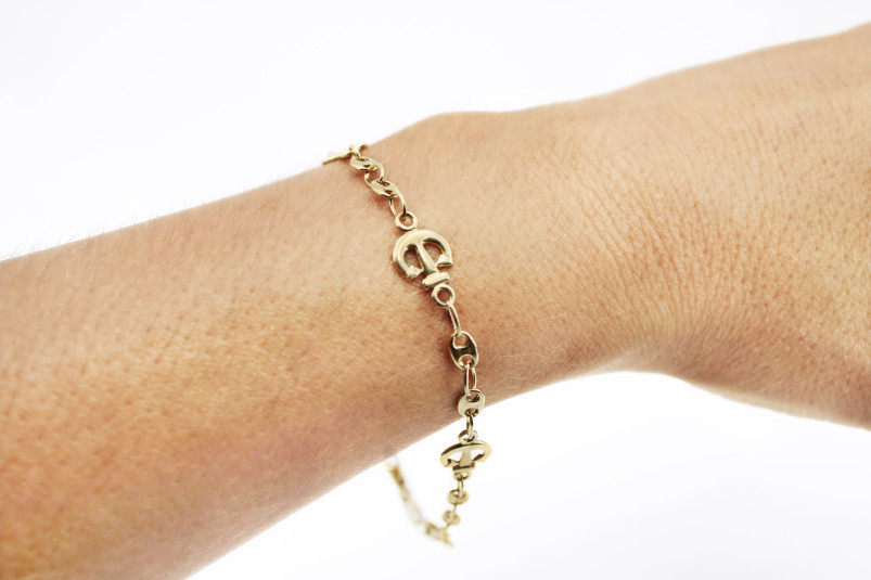 Pulsera de oro de 18k. de segunda mano. Joyería de ocasión | ROYALHYSTERIA