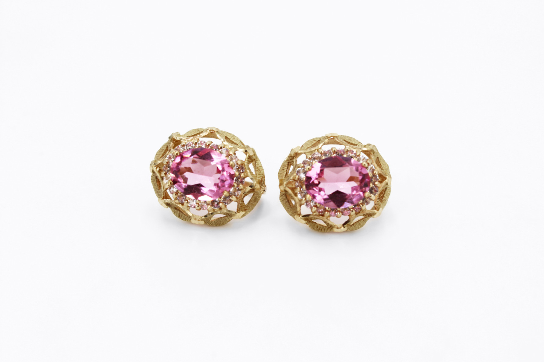 Pendiente de oro de 18k. de segunda mano. Joyería de ocasión | ROYALHYSTERIA