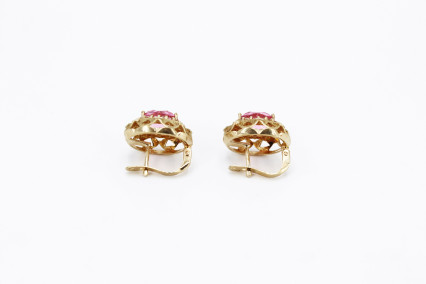 Pendiente de oro de 18k. de segunda mano. Joyería de ocasión | ROYALHYSTERIA