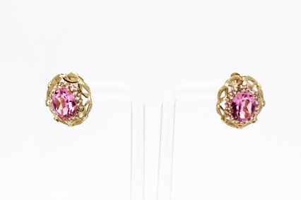 Pendiente de oro de 18k. de segunda mano. Joyería de ocasión | ROYALHYSTERIA