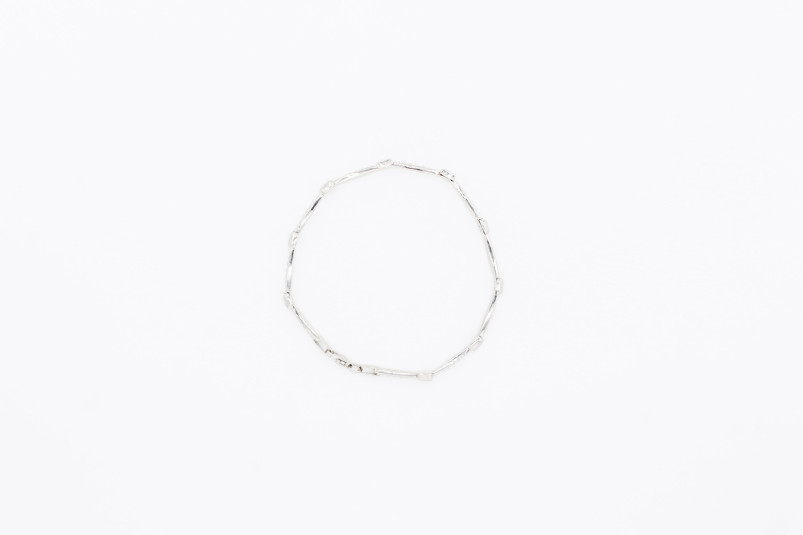 Pulsera de oro blanco de 18k. de segunda mano. Joyería de ocasión | ROYALHYSTERIA