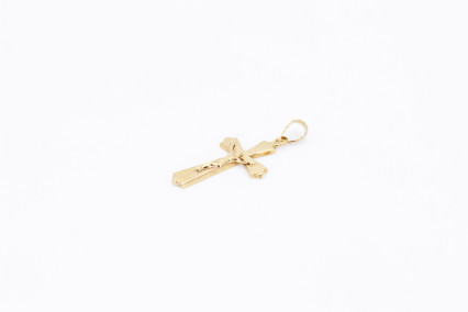 Cruz de oro de 18k. de segunda mano. Joyería de ocasión | ROYALHYSTERIA