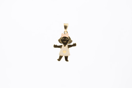 Colgante de oro de 18k. de segunda mano. Joyería de ocasión | ROYALHYSTERIA