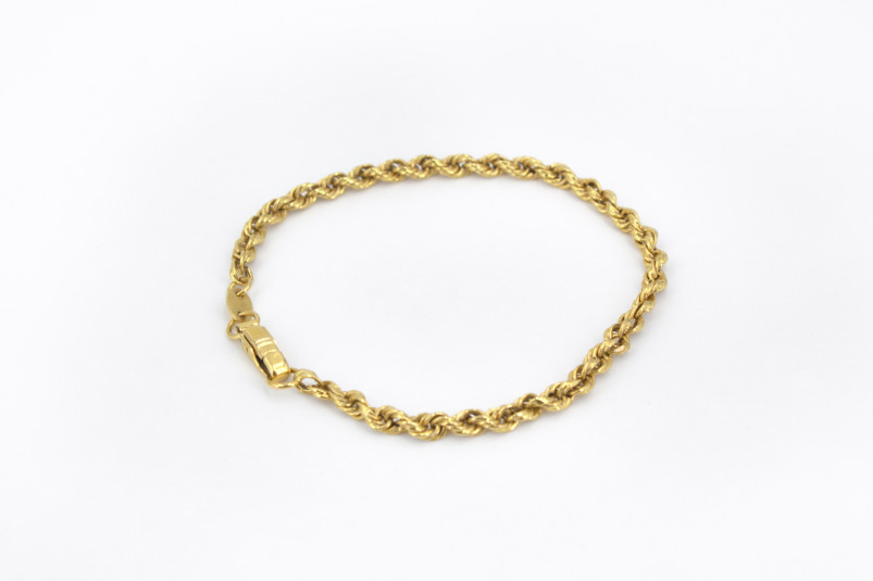 Pulsera de oro de 18k. de segunda mano. Joyería de ocasión | ROYALHYSTERIA
