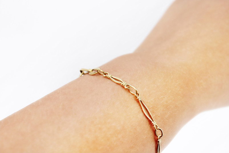 Pulsera de oro de 18k. de segunda mano. Joyería de ocasión | ROYALHYSTERIA