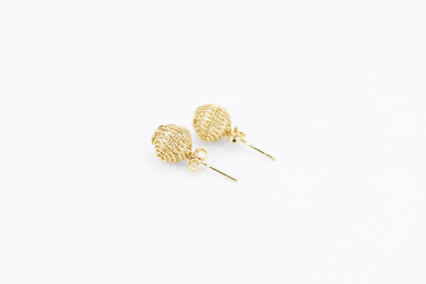 Pendiente de oro de 18k. de segunda mano. Joyería de ocasión | ROYALHYSTERIA