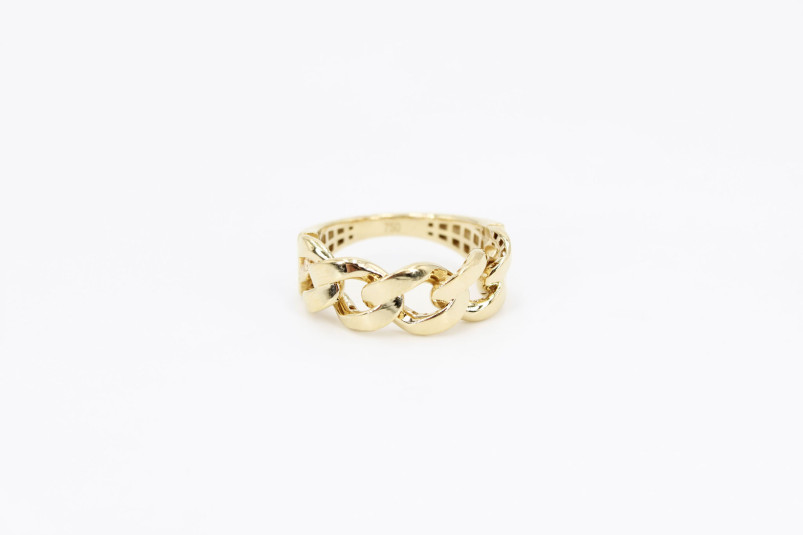 Anillo de oro de 18k. de segunda mano. Joyería de ocasión | ROYALHYSTERIA