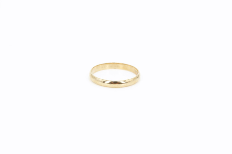 Alianza de oro de 18k. de segunda mano. Joyería de ocasión | ROYALHYSTERIA