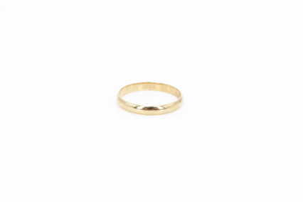 Alianza de oro de 18k. de segunda mano. Joyería de ocasión | ROYALHYSTERIA