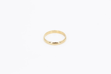 Alianza de oro de 18k. de segunda mano. Joyería de ocasión | ROYALHYSTERIA