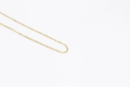 Cadena de oro combinado de 18k. de segunda mano. Joyería de ocasión | ROYALHYSTERIA