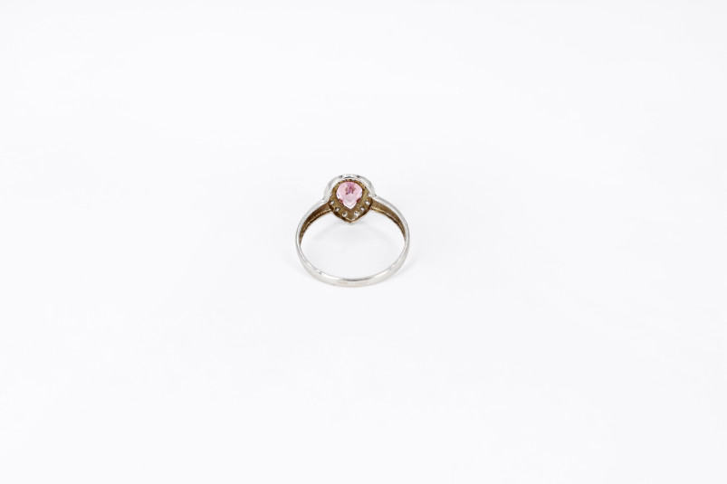 Anillo de oro blanco de 18k. de segunda mano. Joyería de ocasión | ROYALHYSTERIA