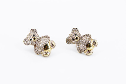 Pendiente de oro de 18k. de segunda mano. Joyería de ocasión | ROYALHYSTERIA