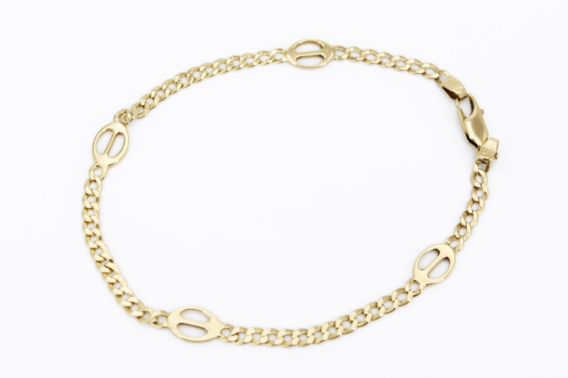 Pulsera de oro de 18k. de segunda mano. Joyería de ocasión | ROYALHYSTERIA