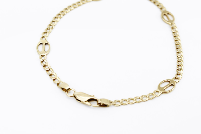 Pulsera de oro de 18k. de segunda mano. Joyería de ocasión | ROYALHYSTERIA