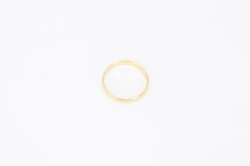 Alianza de oro de 18k. de segunda mano. Joyería de ocasión | ROYALHYSTERIA