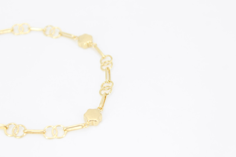 Pulsera de oro de 18k. de segunda mano. Joyería de ocasión | ROYALHYSTERIA