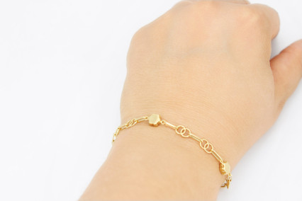 Pulsera de oro de 18k. de segunda mano. Joyería de ocasión | ROYALHYSTERIA