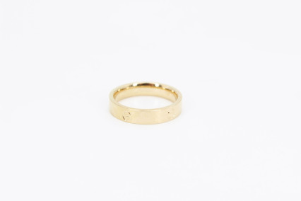 Alianza de oro de 18k. de segunda mano. Joyería de ocasión | ROYALHYSTERIA