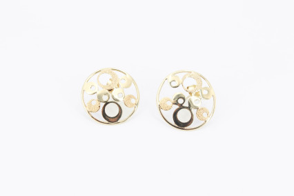 Pendiente de oro de 18k. de segunda mano. Joyería de ocasión | ROYALHYSTERIA