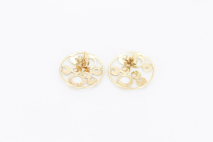 Pendiente de oro de 18k. de segunda mano. Joyería de ocasión | ROYALHYSTERIA