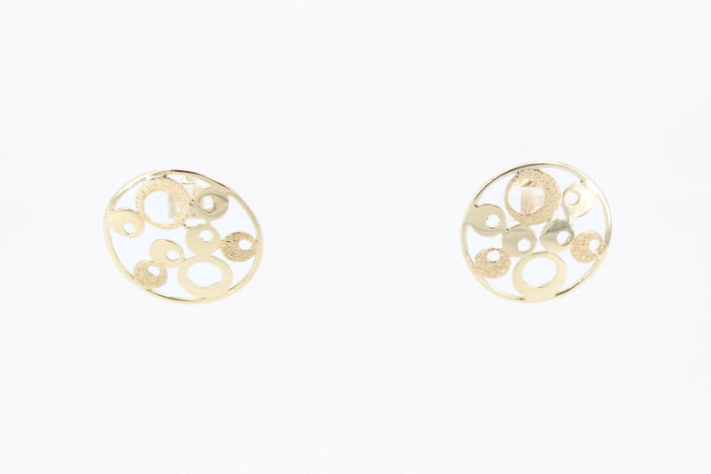 Pendiente de oro de 18k. de segunda mano. Joyería de ocasión | ROYALHYSTERIA