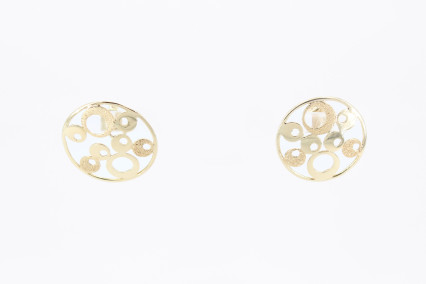 Pendiente de oro de 18k. de segunda mano. Joyería de ocasión | ROYALHYSTERIA