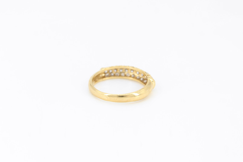 Anillo de oro de 18k. de segunda mano. Joyería de ocasión | ROYALHYSTERIA