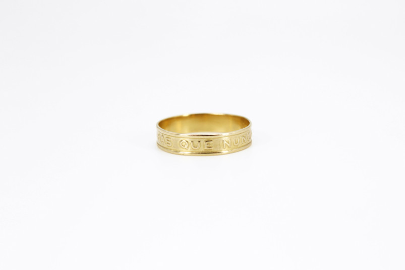 Alianza de oro de 18k. de segunda mano. Joyería de ocasión | ROYALHYSTERIA