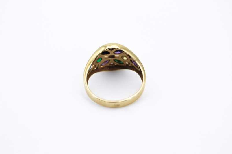 Anillo de oro de 18k. de segunda mano. Joyería de ocasión | ROYALHYSTERIA